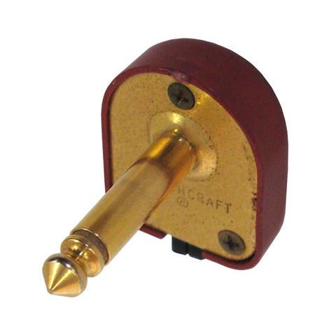 20) SWITCHCRAFT FLAT-PLUG 1/4 PHONE PLUG, USED